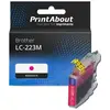 PrintAbout huismerk Inktcartridge LC-223M Magenta Geschikt voor Brothe...