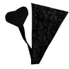 Bye Bra - Adhesive Thong Lace Finish Black