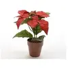 Kaemingk - Plante artificielle Poinsettia Ø27x27cm basics