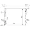 Radiateur 550019 NRF