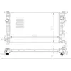 NRF B.V. Radiateur moteur pour RENAULT: Fluence (Ref: 550004)