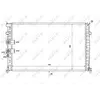 NRF B.V. Radiateur moteur pour PEUGEOT: 406 (Ref: 53842)