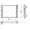 NRF B.V. Radiateur moteur pour FIAT: Multipla (Ref: 58191)