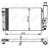 NRF B.V. Radiateur moteur pour PEUGEOT: 405 (Ref: 58805)
