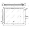 NRF B.V. Radiateur moteur pour ROVER: 25, 200 Series, 400 Series & MG:...