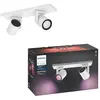 Plafonnier LED Philips Argenta 50622-31-P7 blanc - 2x GU10 - 350 Lm - Contemporain