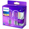 Philips Lighting ampoule LED Standard E27 40W Blanc Chaud Claire, Verr...