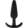 EasyToys Zwarte grote buttplug met handvat