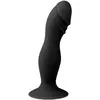 EasyToys Zwarte siliconen dildo met zuignap