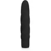 EasyToys Zwarte Gedraaide siliconen vibrator