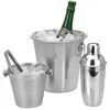 Veryshop Excellent Houseware Ensemble de bar 4 pcs Acier inoxydable 424155