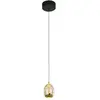 Highlight - Hanglamp Golden Egg 1 lichts amber-zwart