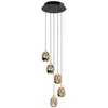 HighLight hanglamp Golden Egg 5L rond - zwart / goud