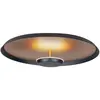 Highlight - Plafondlamp Oro Ø 35,5 cm mat goud-zwart
