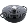 BK-BOUR CastIron Ind cvd low dutch 28cm/4L/Jet Black