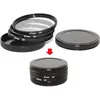 Caruba Metalen Filter Opberg/Bewaarset 55 mm