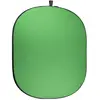 Caruba fond pliable 150x200m coton vert/bleu (150 cm, 200 cm), Fond de...