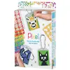 Pracht Creatives Hobby PIXEL- Kit créatif 3 Porte-clés + livret 38 modèles-Animaux, PX20130,A partir de 8 ans