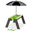 EXIT Aksent zand- en watertafel met parasol en tuingereedschap