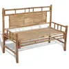 vidaXL Banc de jardin 120 cm Bambou