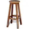 vidaXL Tabouret de bar Bois de récupération massif