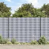 vidaXL Écran d'intimité de jardin PVC 70 x 0,19 m Gris clair