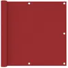vidaXL Écran de balcon en tissu Oxford 90x400 cm Ocre marron