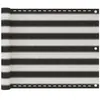 vidaXL Écran de balcon en PEHD 75x400 cm Anthracite et blanc