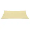 vidaXL Parasol en PEHD rectangulaire 2x4 m Beige