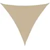 vidaXL Voile de parasol tissu oxford triangulaire 5x5x5 m beige