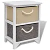 vidaXL Table de chevet Bois