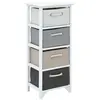 vidaXL Armoire de rangement 4 tiroirs Bois