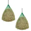 vidaXL Filet à foin 2 pcs Rond 0,75 x 0,5 m PP