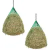 vidaXL Filet à foin 2 pcs Rond 1 x 1 m PP