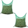 vidaXL Filet à foin 2 pcs Carré 0,9 x 1 m PP