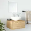 vidaXL Ensemble de meubles salle de bain 2 pcs chêne bois d'ingénierie