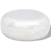 vidaXL Table basse martelée en aluminium Argenté