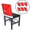 vidaXL Housses de dossier de chaise 6 pcs Bonnet de Père Noël