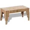 vidaXL Table basse Bambou