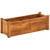 vidaXL Lit surélevé de jardin Bois d'acacia 76x27,6x25 cm