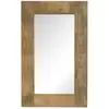 vidaXL Miroir Bois de manguier massif 50 x 80 cm