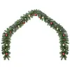 vidaXL Guirlande de Noël décorée avec boules et lumières LED 5 m