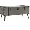 vidaXL Table basse MDF et aluminium 102 x 51 x 47,5 cm