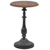 vidaXL Table d'appoint Bois de sapin massif 40 x 64 cm Marron