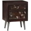 vidaXL Table de chevet Bois de récupération solide 40 x 30 x 50 cm