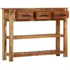 vidaXL Buffet avec 3 tiroirs 110x30x80 cm Bois massif