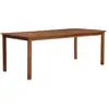 vidaXL Table de jardin 200x100x74 cm Bois d'acacia massif