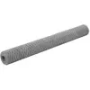 vidaXL Grillage pour volière Acier galvanisé 25x1,2 m Argenté