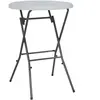 vidaXL Table de bar pliante Blanc 80 x 110 cm PEHD
