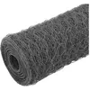 vidaXL Grillage Acier avec revêtement en PVC 25x1,2 m Gris 143293